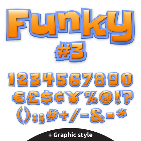 cute alphabet for children in cartoon styleのイラスト素材
