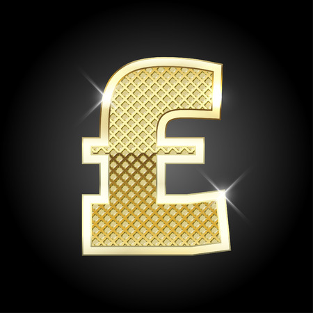 metal gold currency signのイラスト素材