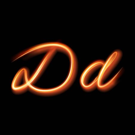 Hand lighting painting of sparkling beam linesのイラスト素材