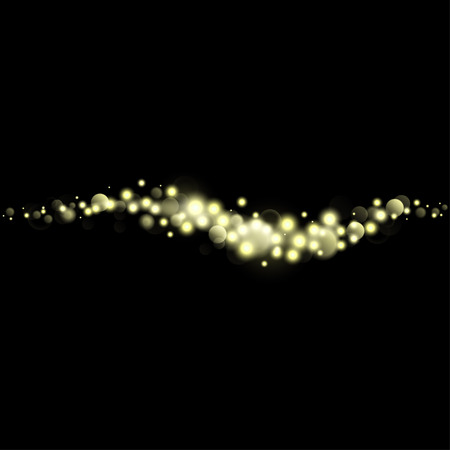 Vector star dust glittering wave. Twinkling glitter.のイラスト素材
