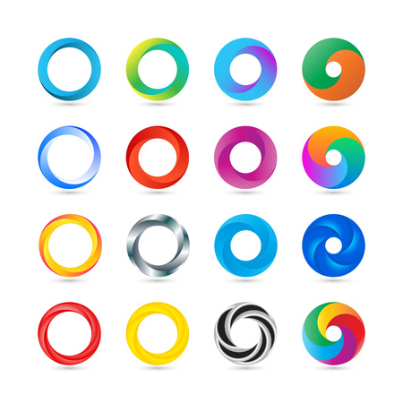 Business Abstract Circle icon. Corporate, Media, Technology styles vector design.