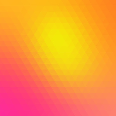 Multicolored polygonal pressed pattern background. Geometric wattled retro mosaic.のイラスト素材