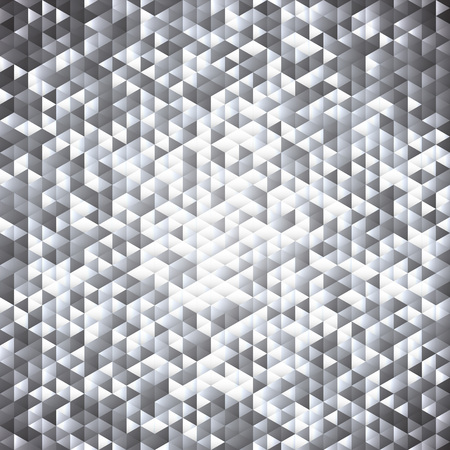 Silver gray glittering lamina sequins mosaic angular dimensional pattern.のイラスト素材