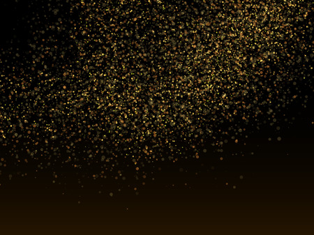 Vector gold glittering sparkle stardust space backgroundのイラスト素材