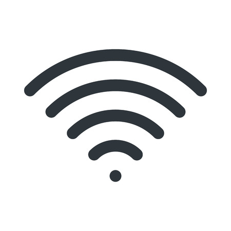 WIFI icon for signal connection symbol. Vector Illustration design.のイラスト素材