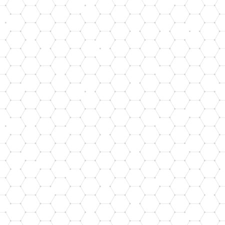 Hexagonal structure mesh net background. Abstract geometric hexagon shape cells polygonal pattern....