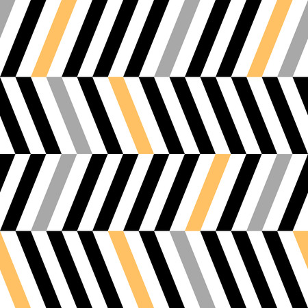 Abstract background of striped pattern. Vector geometric stripes and leaned zig zag style black, gray and white irregular linesのイラスト素材