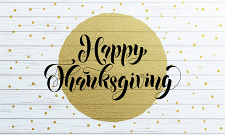 Thanksgiving autumn sale poster gold design template for fall season discount promo offer or autumnal shopping. Vector golden circle dot pattern fashion background for store sale web banner templateのイラスト素材