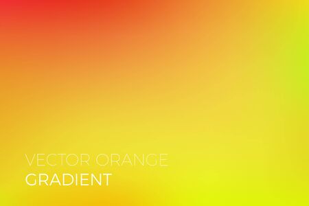 Color gradient background of yellow and orange. Abstract modern trendy vector soft color gradient background with light effect for natural sun blend backdrop design templateのイラスト素材