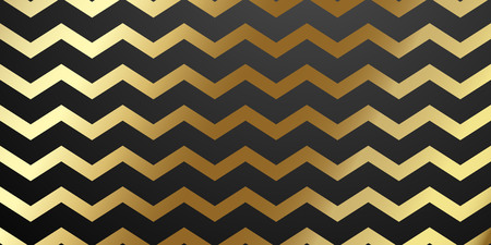 Christmas golden pattern background template for greeting card design. Vector gold stripe wave abstract pattern for Christmas or New Year winter holiday wrapper seamless shiny glow backgroundのイラスト素材