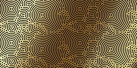 Christmas holiday golden background template for New Year greeting card. Vector gold abstract pattern for gift wrapping paper or Christmas and New Year wrapper seamless shiny golden background designのイラスト素材