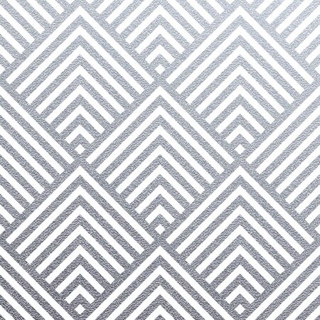 Abstract geometric silver pattern background of square or triangle mesh ornament tiles for modern trendy design template. Vector geometry backdrop or silver glitter texture on white backgroundのイラスト素材