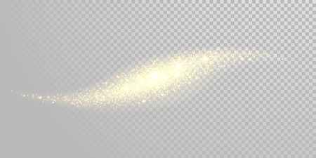 Christmas holiday golden glitter light wave  template.のイラスト素材