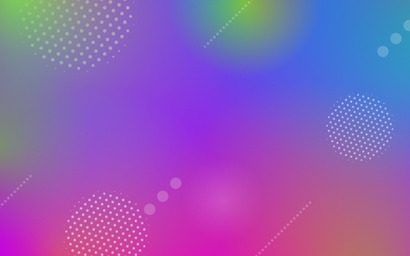 Geometric abstract background with dynamic circle shapes and minimal color gradient or graphic effect elementsのイラスト素材