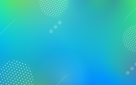 Abstract geometric gradient elements on colorful background with dynamic shapes in minimal futuristic styleのイラスト素材
