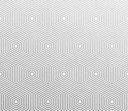 Geometric silver honeycomb hexagon pattern.のイラスト素材