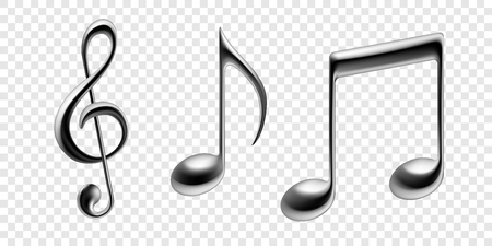 Music notes background.のイラスト素材