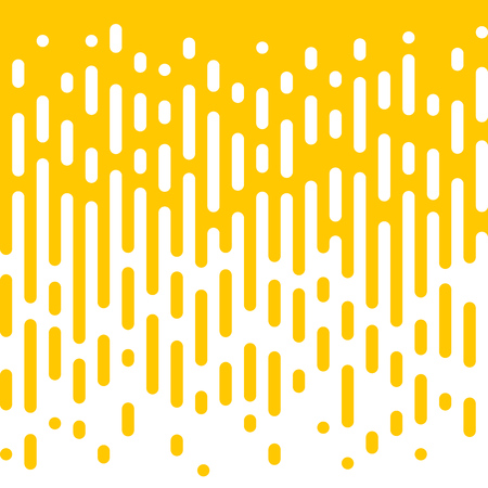 Abstract yellow and white line flow halftone background.のイラスト素材