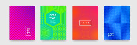 Pattern backgrounds, abstract geometric texture. Vector cover graphic design, geometric color line minimal pattern backgroundのイラスト素材