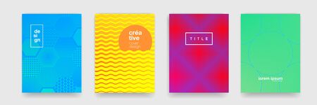 Background patterns, abstract geometric modern gradient texture. Vector colors and simple geometric line wave pattern backgroundのイラスト素材