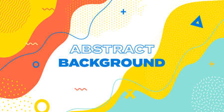 Abstract background with wave patter, vector creative texture. Color waves and lines template for presentation designのイラスト素材