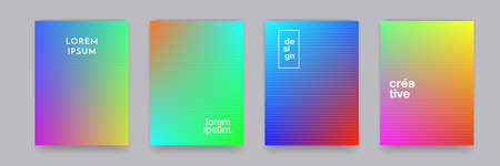 Background patterns with color and abstract gradient or vector geometric halftone graphic. Halftone color gradient wave pattern background for postersのイラスト素材