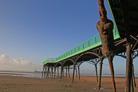 Pier - Corroding Supportsの写真素材