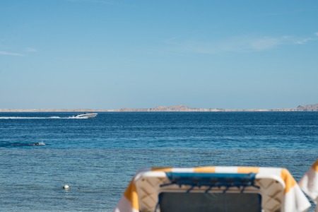 beautiful evening views of the red seaの写真素材