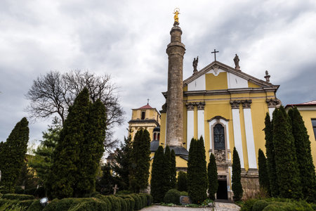 Cathedral in the Ancient City of Kamyanets-Podilsky, Ukraine