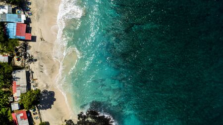 Summer Day over Ocean Beautiful Beachの写真素材