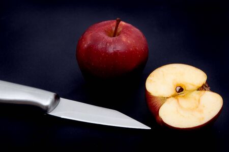 Sliced appleの写真素材