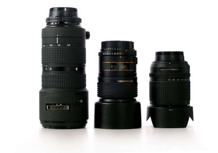 Camera lensesの写真素材