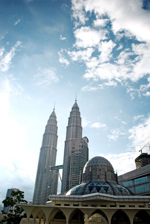 Mosque at the Petronas twin towers
