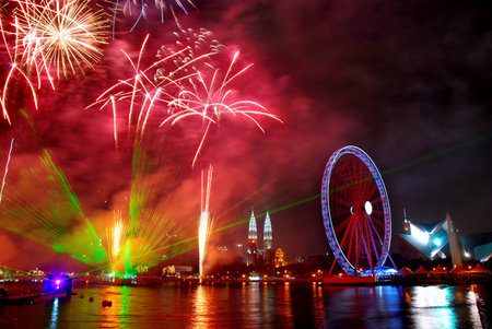 Fireworks at eyes on Malaysia