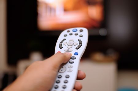 TV remote controlの写真素材