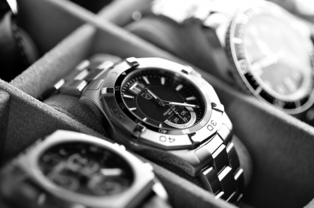 Kuala Lumpur, Malaysia - June, 8 2012: Close up of luxury wristwatchesのeditorial素材