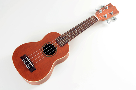 Wooden ukuleleの写真素材