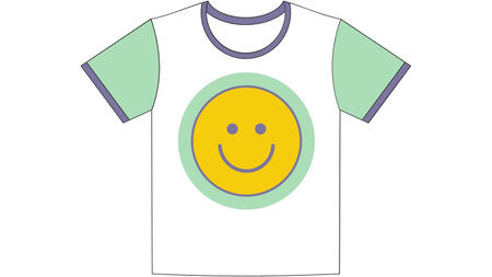 This t-shirt is a perfect design for your next design.の写真素材