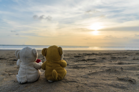 enjoying the viewの写真素材