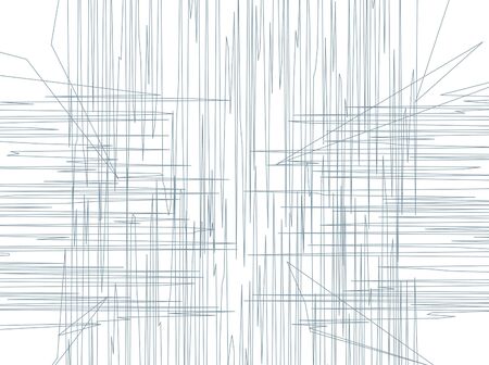 Abstract line pattern on white backgroundの写真素材