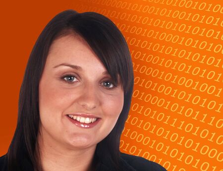 Conceptual image illustrating communication over the internetの写真素材