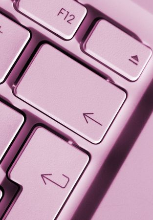 Close-up view of arrow keys on computer laptopの写真素材