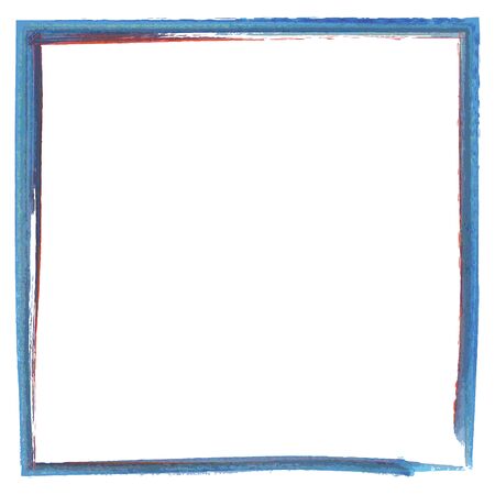 Colorful abstract photo frame with paint effectの写真素材