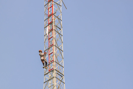 The sky  Antennaの写真素材