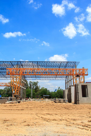 Construction of the plant の写真素材