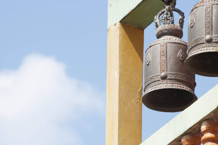 The Bell and the sky の写真素材