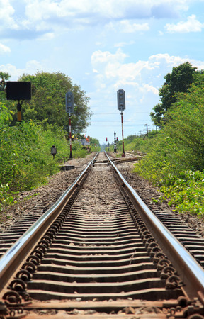 Thai railwayの写真素材