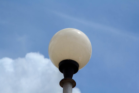The bulb and the skyの写真素材