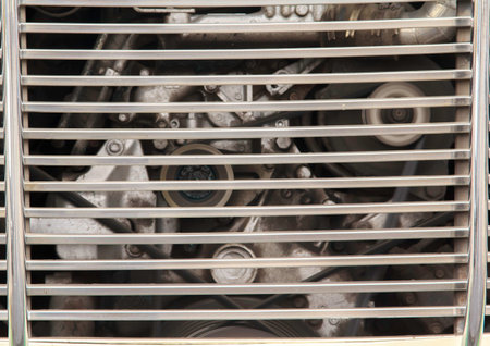 Bus engines.