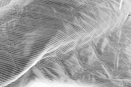 Warm blankets or bed linen - word love - given as a gift on Christmas and New Years in winter to warm and start a new era of people around the world.の写真素材